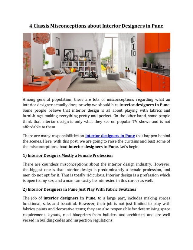 Fedisa Interior Designer Interior Designer Mumbai Best Online Interior Design Websites 4 Classis Misconceptions About Interior Designers In Pune Rh Slideshare Net Fedisa Interior Designer Interior Designer Mumbai Best Online Interior Design Websites 4 Classis Misconceptions About Interior Designers In Pune Rh Slideshare Net